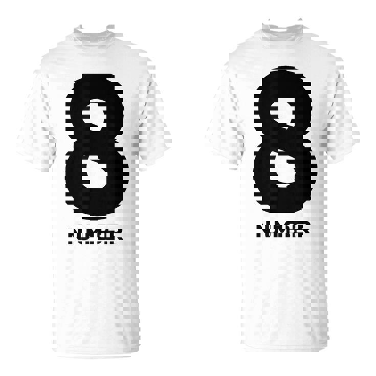8 数字 Tシャツ