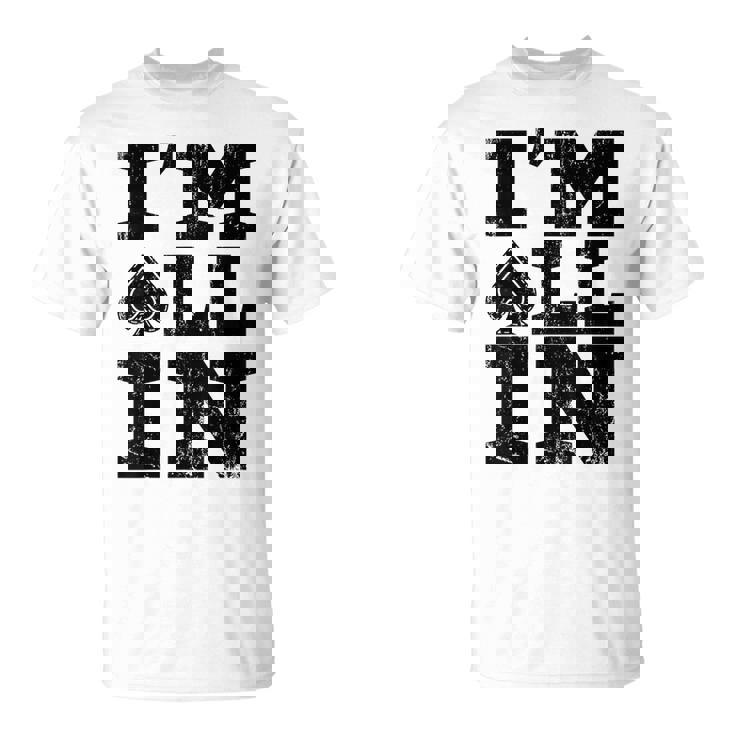 Im All In ポーカーシャツ ポーカープレーヤー Tシャツ