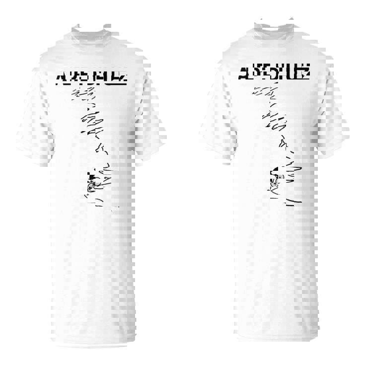 Alpe D'huez サイクリングギフト フランス ロードサイクリング Tシャツ