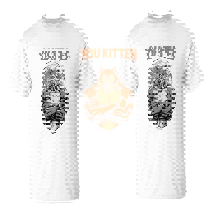 Alpha Wolf I 'Ll Protect You Kitten No Matter What Dominance 長袖tシャツ Tシャツ