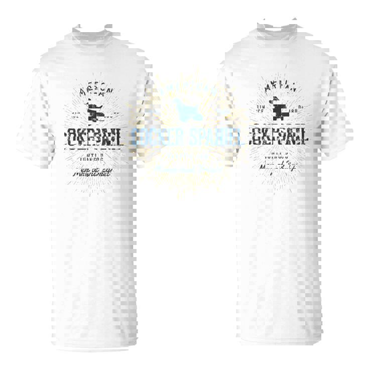 American Cockerpaniel ギフトヴィンテージアメリカン・コッカー・スパニエル Tシャツ
