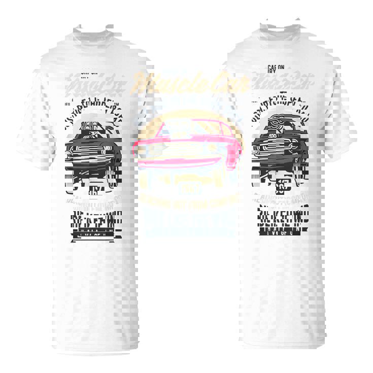 American Muscle Cars レトロカー愛好家用 Tシャツ