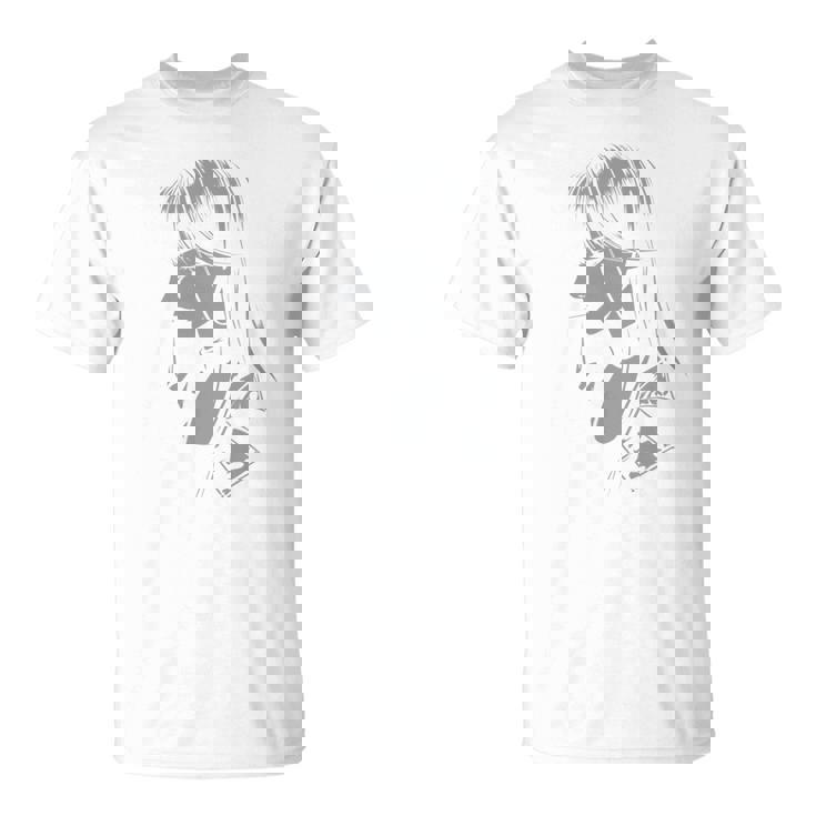 Anime Horror Girl Aestheticoft Grunge Waifu Japanese Otaku 長袖tシャツ Tシャツ