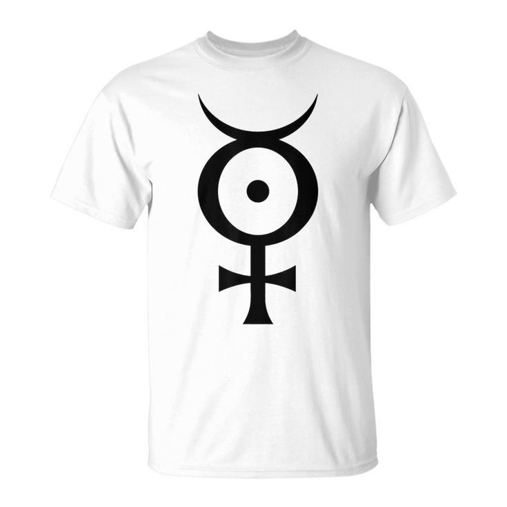 Antichristuperstaratanique Industriel Mercureymbole Noir T-Shirt