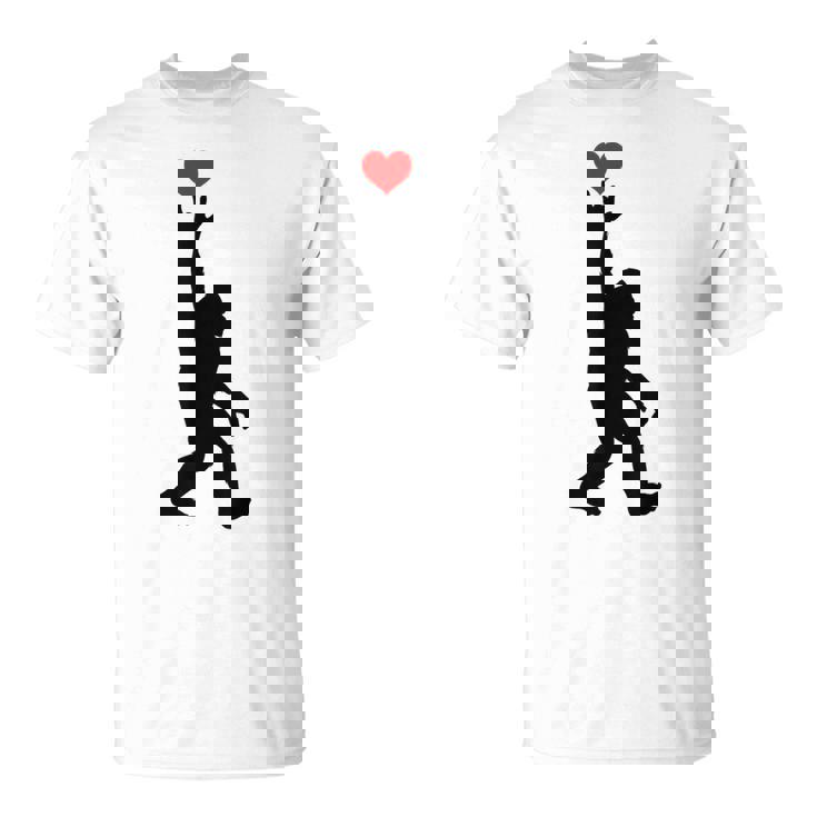 Asl Bigfoot I Love Youign Language Bigfoot I Love You Asl Tシャツ