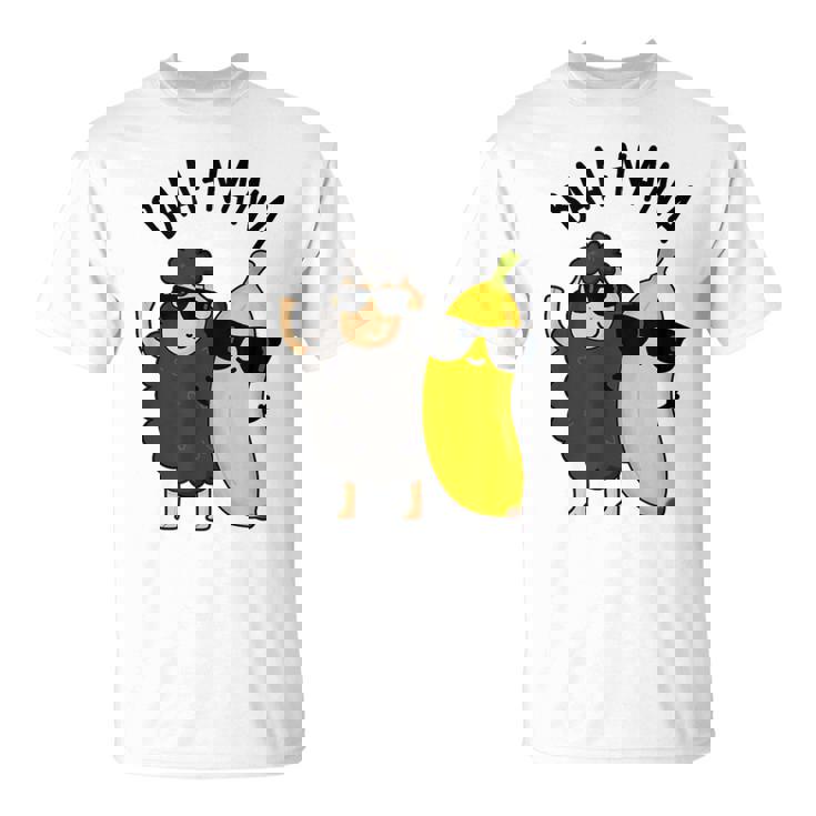 Baa-Nana おもしろバナナ羊しゃれ Tシャツ