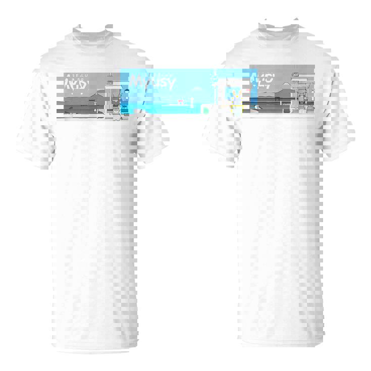 Beautifuleaside Town Hayama Unny Day Myusy Tシャツ