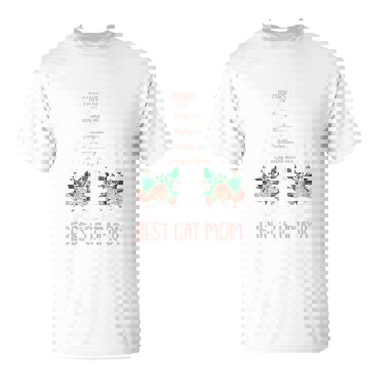 Best Cat Mom Cute Kitten Lover Mama Momma Mommy T-Shirt