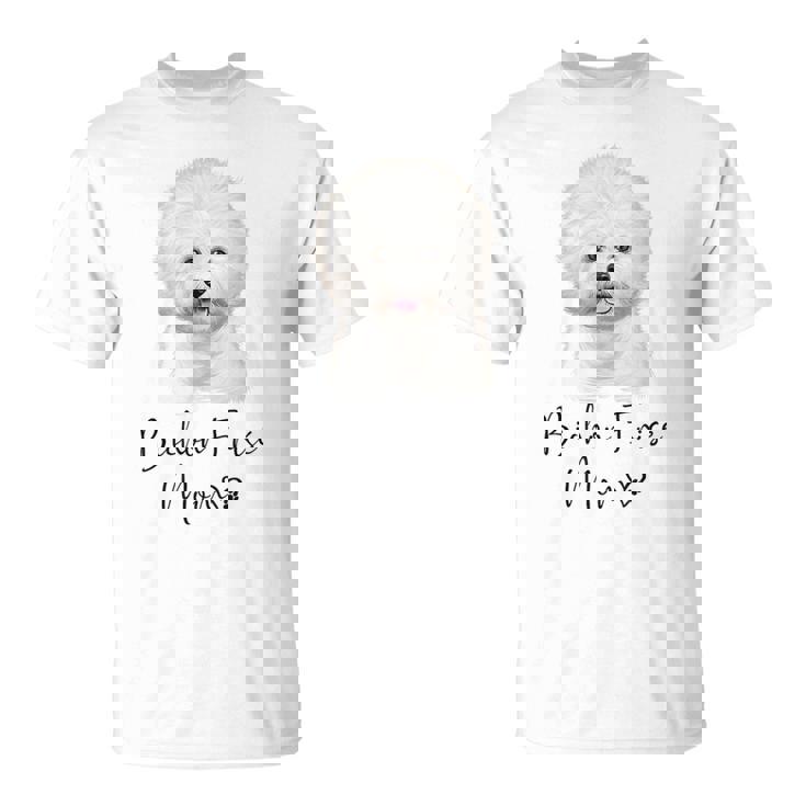 Bichon Frisé Dog Mom ビションフリーゼママかわいい子犬犬の所有者ビションフリーゼ犬 Tシャツ