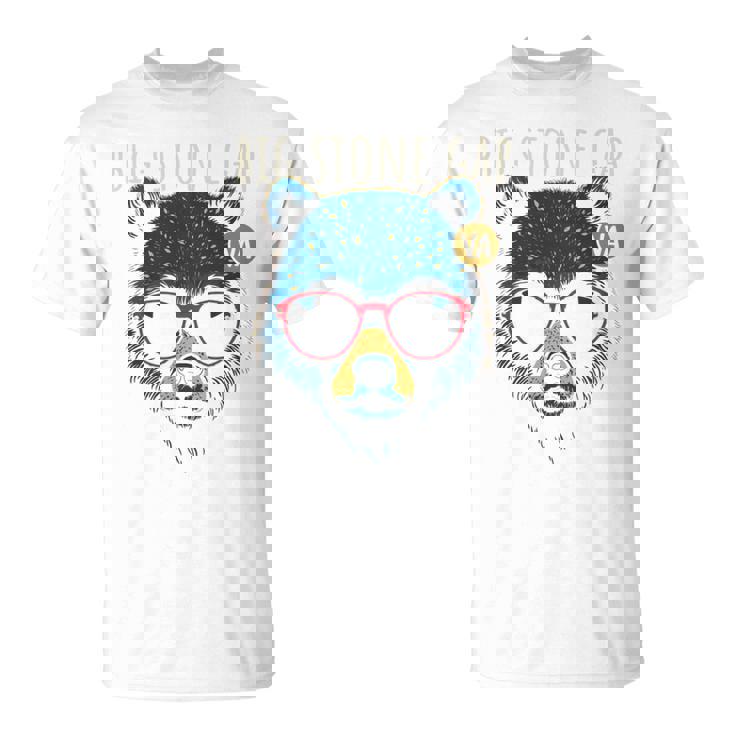 Bigtone Gapirginia Cool Bear サングラスデザイン 長袖tシャツ Tシャツ