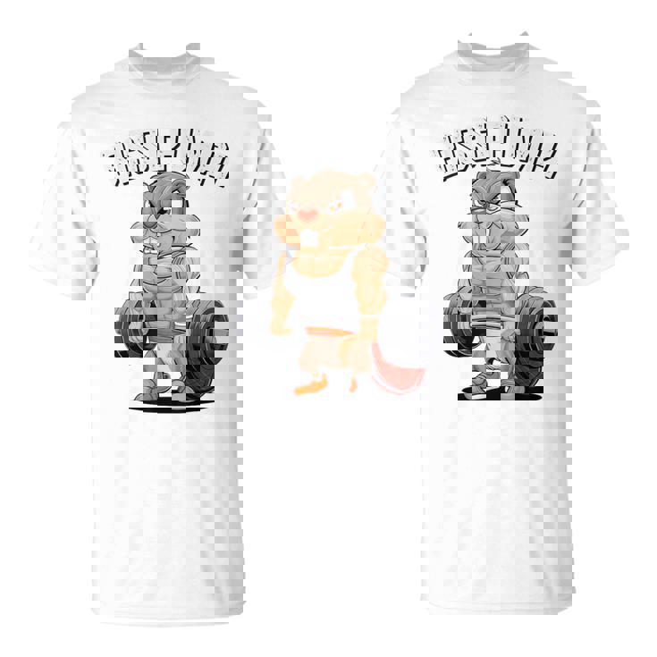 Bissi Pumpi Gym Fitness Meme Bobr Bissi Pumpi Bober Tシャツ