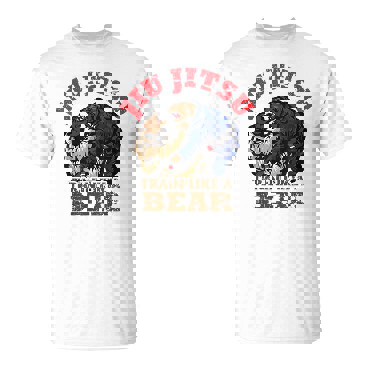 Bjj ブラジリアン柔術 クマのようにトレーニング Tシャツ