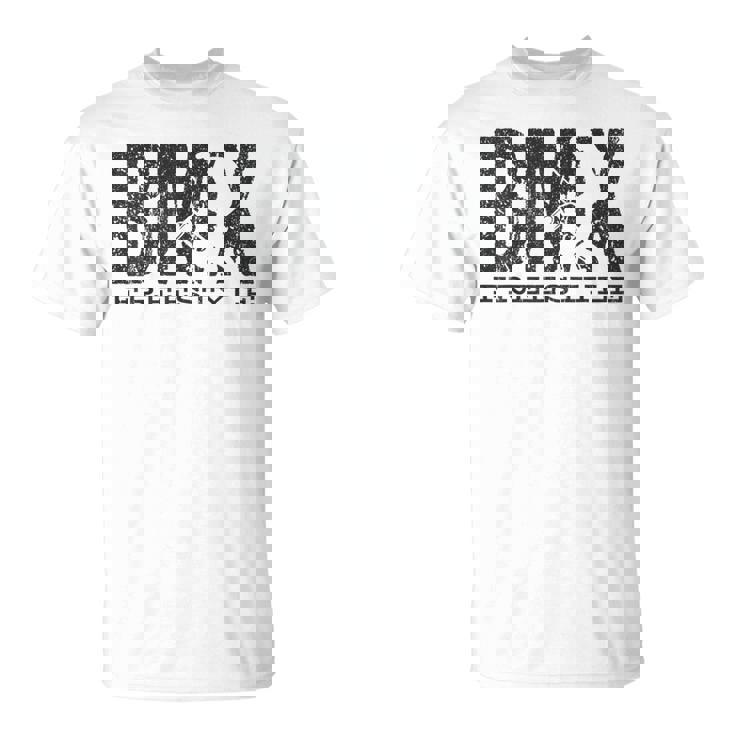 Bmxビンテージバイクファンの贈り物少年少女自転車bmx Tシャツ