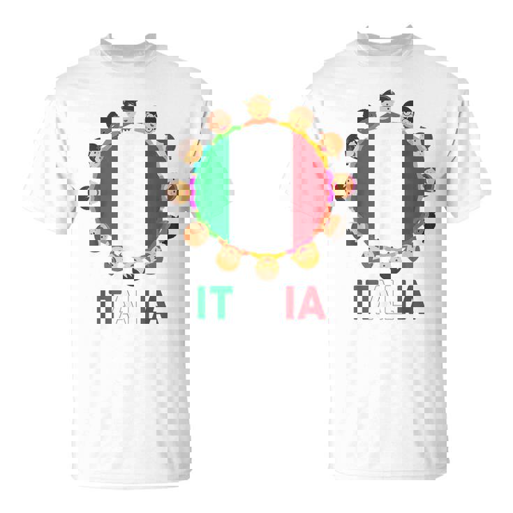 Camisa Italiana Para Niños Pequeños Niñas Es Italia Italia Camiseta unisex