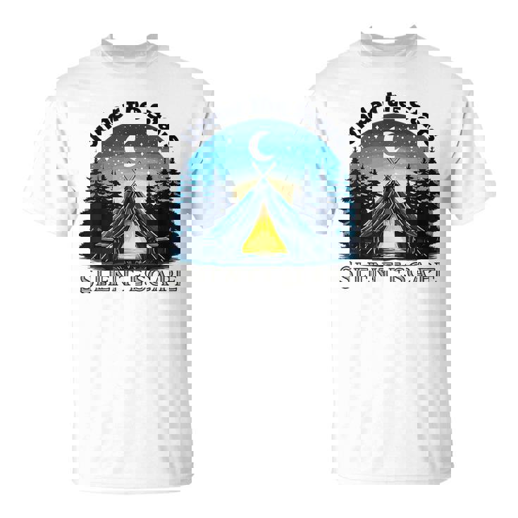 Campingtars タイムアウト リラックス ホリデー キャンプ キャンパー 自然 Tシャツ