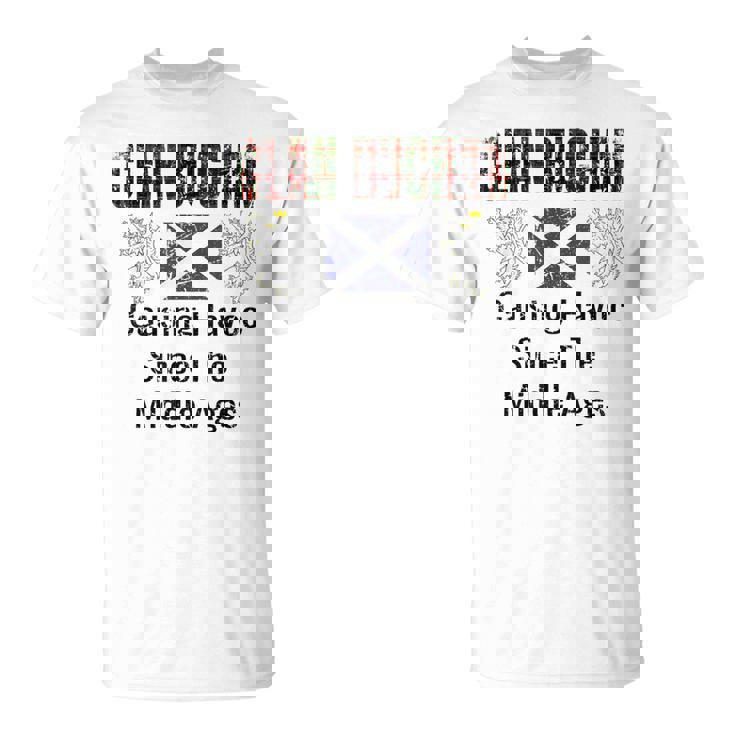 Clan Buchan Tartancottish Family Namecotland Pride Tシャツ