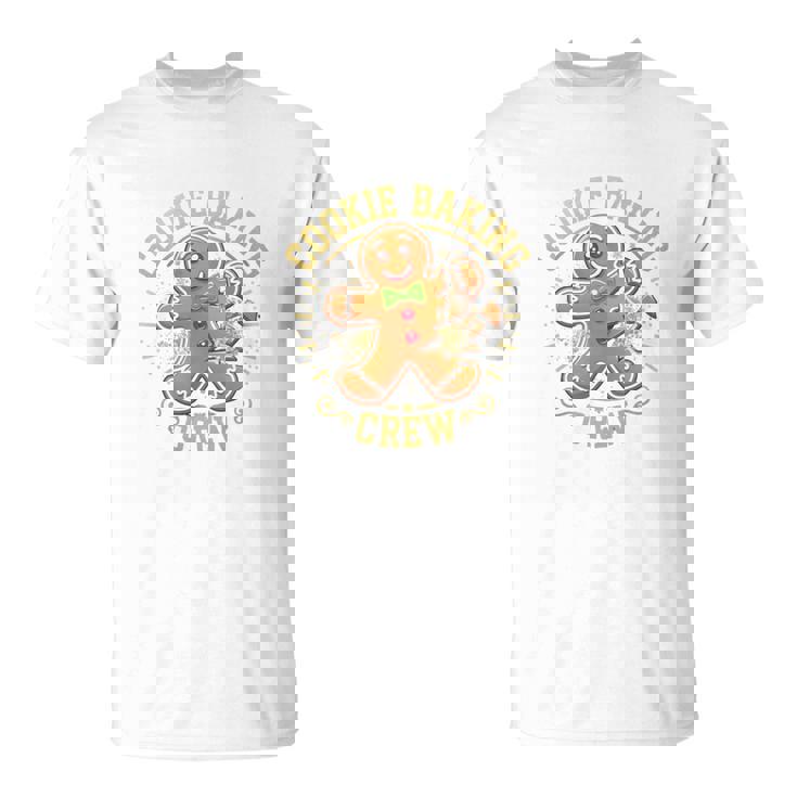 Cookie Baking Crew ジンジャーブレッドマン おもしろクリスマスベーキング 長袖tシャツ Tシャツ