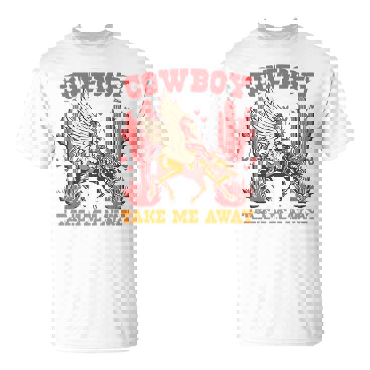Cowboy Take Me Away ウエスタンバレンタインデー 長袖tシャツ Tシャツ