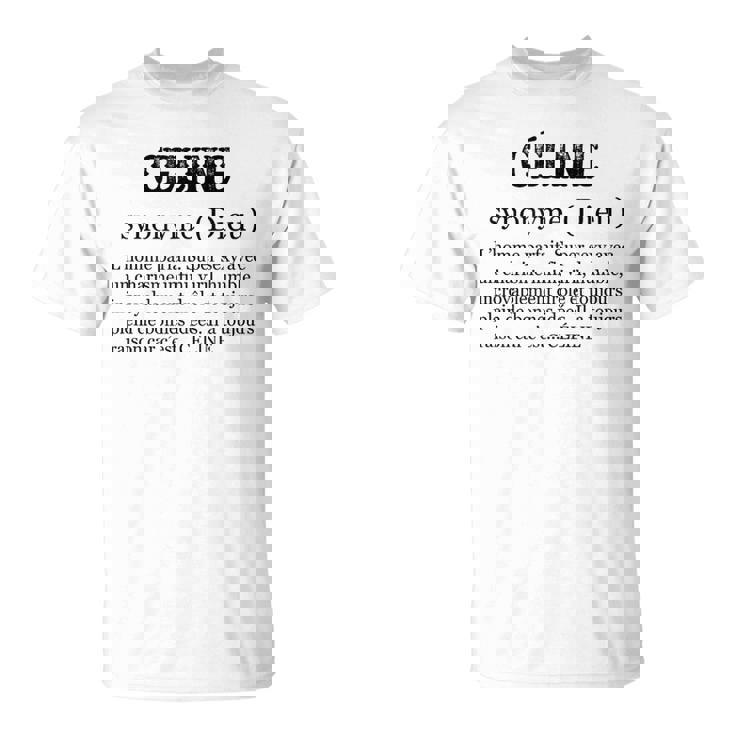 Céline ファーストネームの定義 Tシャツ