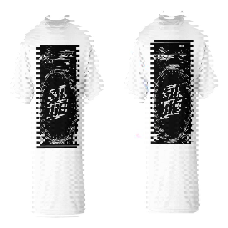 Dj ターンテーブル バトルレコードプレーヤー ディスク ジョッキー ミュージックディスコ Tシャツ