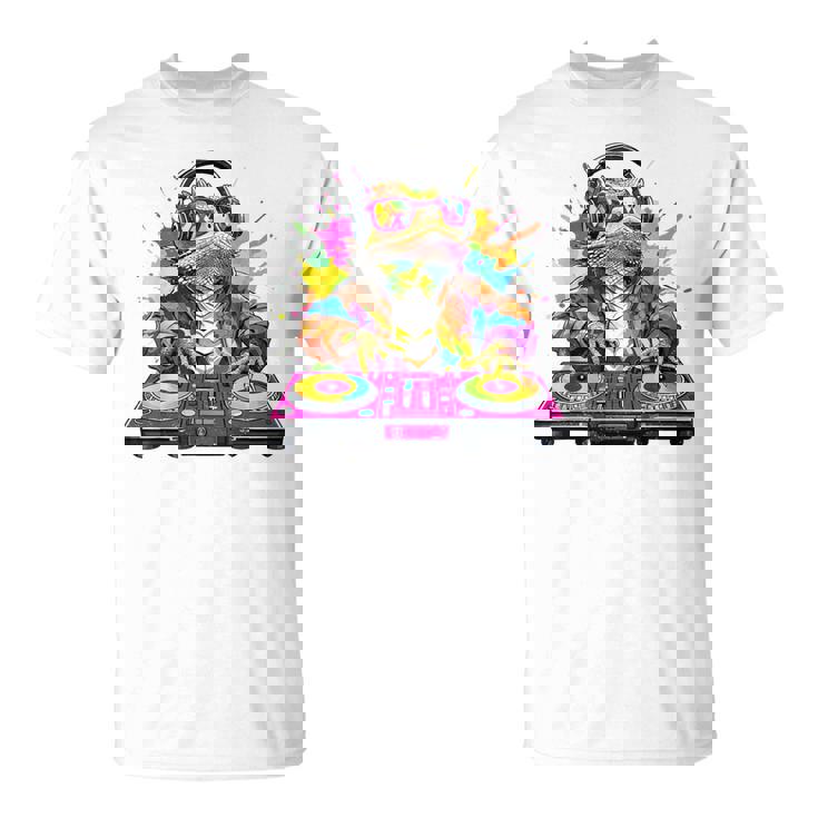 Dj フトアゴヒゲトカゲ 音楽愛好家のキッズ ディージェイ Tシャツ