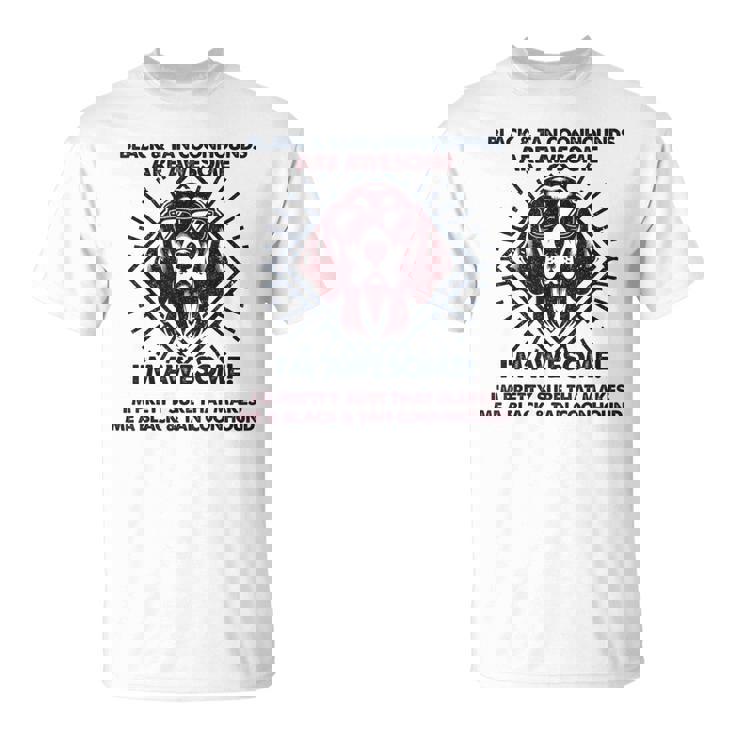 Dog Dad Are Awesome Razza And Tan Coonhound Dog Mom Maglietta