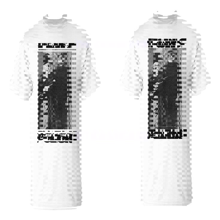 Dr Caligari ハロウィンモンスターポスター ヴィンテージホラー映画 Tシャツ