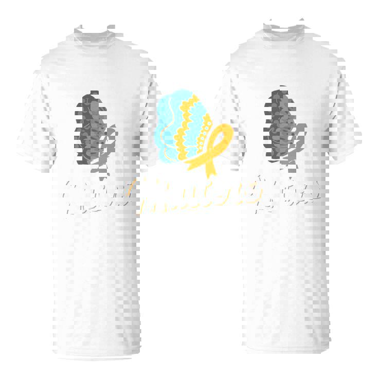 Early Detection Matters Ribbon Appendix Cancer Awareness 長袖tシャツ Tシャツ