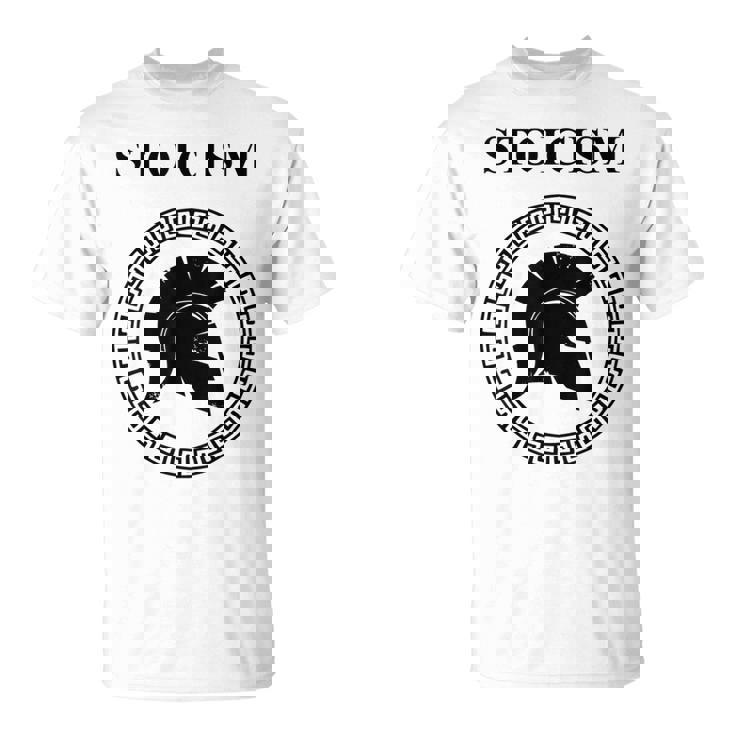 Estoicismo Filosofíairtudes Guerreras Antiguas Camiseta unisex
