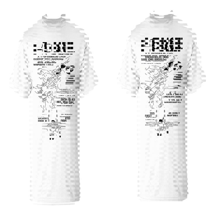 F-15 イーグル戦闘機 ジェット仕様 軍用飛行機 F15 イーグル Tシャツ