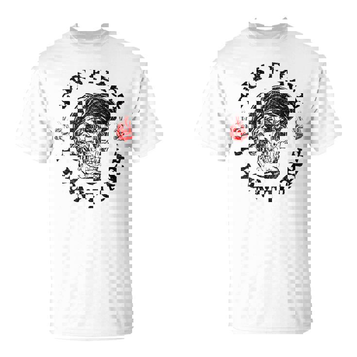 Fun Fact I Don't Care Skeleton Sarcastic On Back T-Shirt