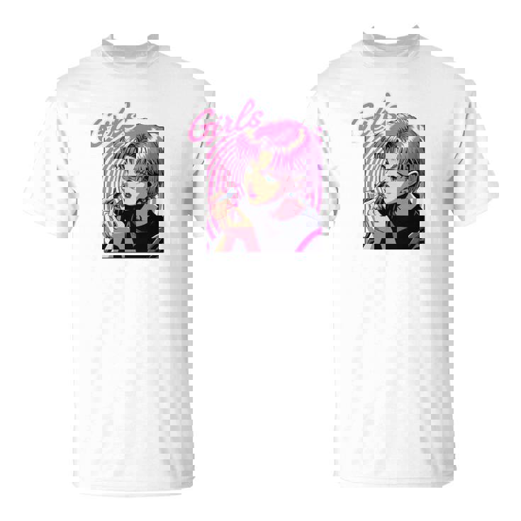 Girls Eat Out 面白いレトロデザイン 長袖tシャツ Tシャツ