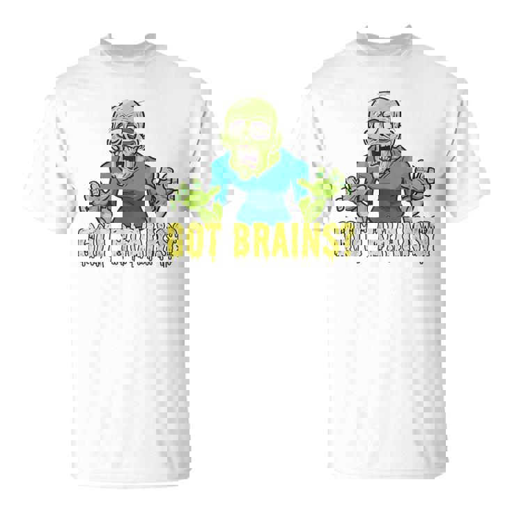 Got Brains Hungry Zombie ハロウィン 漫画 ゾンビ Tシャツ