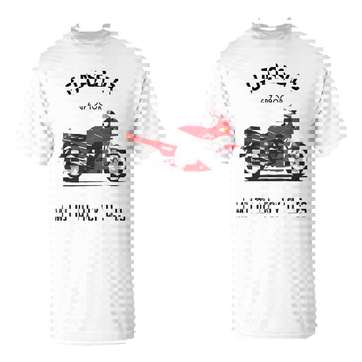 Gpz 900 R オートバイバイカー Tシャツ