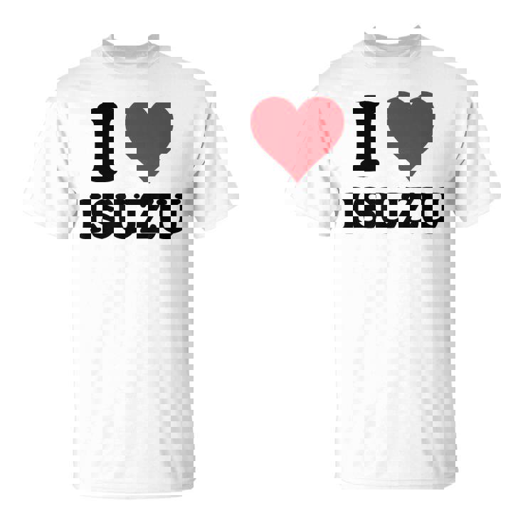 I Heart いすゞ ファーストネーム I Love パーソナライズ Tシャツ
