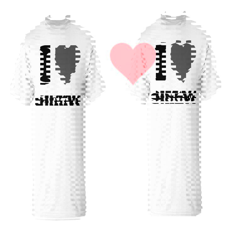 I Heart 白川ジャパンラブ 日本土産 Tシャツ