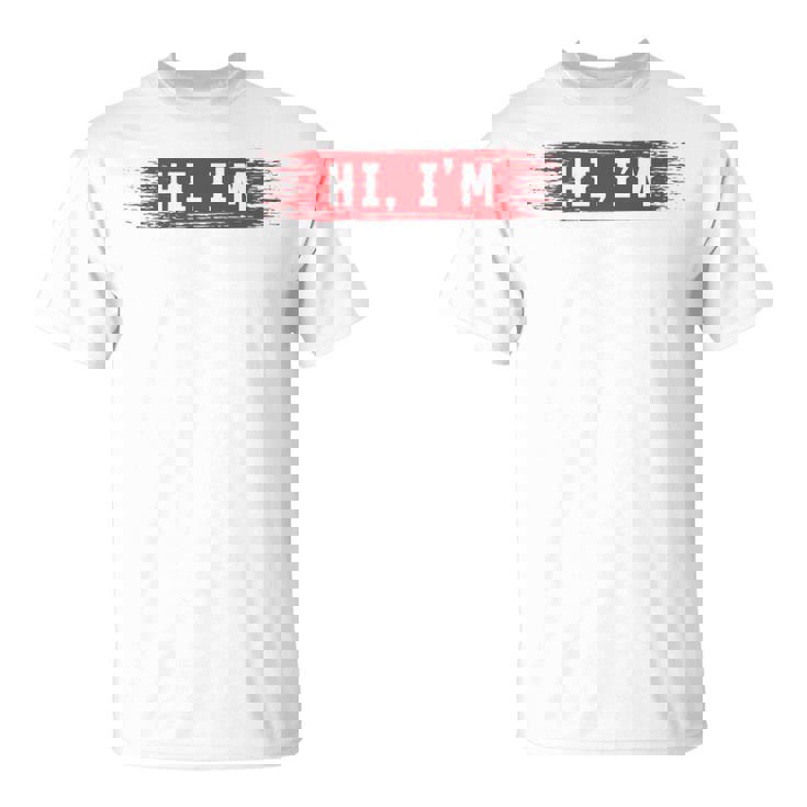 Hi I'm Tommy 名前 Tommy 長袖tシャツ Tシャツ