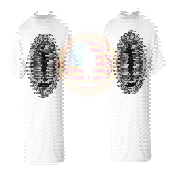 Honor Remember Memorial Day ヴィンテージポピーフラワー 愛国的 長袖tシャツ Tシャツ