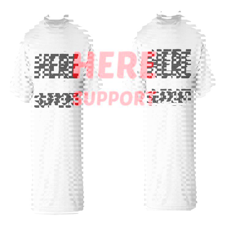 I'm Just Here For Moralupport 友情を高める 長袖tシャツ Tシャツ