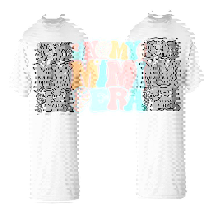 In My Mimi Era Groovy Leopardmile Face New Grandma Grandma 長袖tシャツ Tシャツ