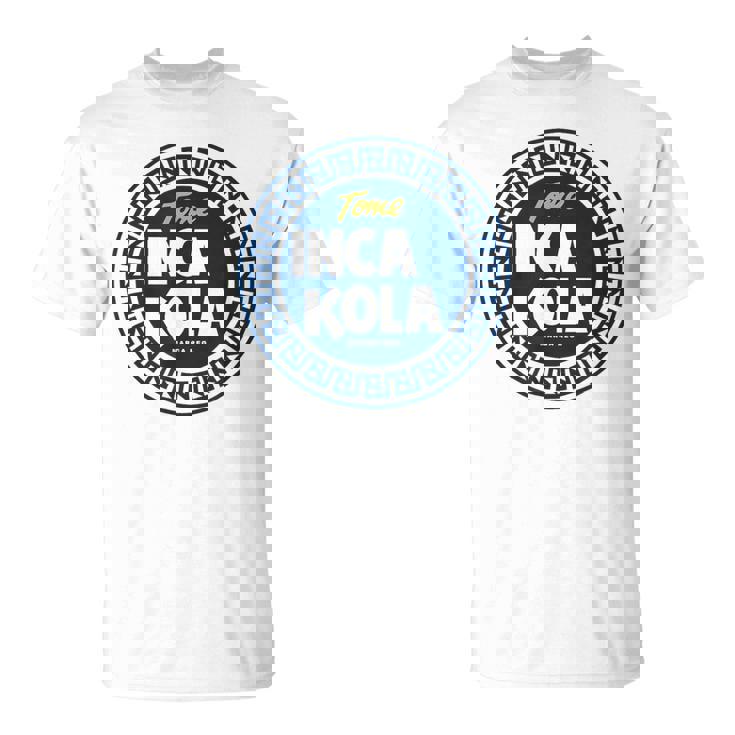 Inca Kola ペルーゴールデンコーラ バブルガム クリームソーダ Tシャツ