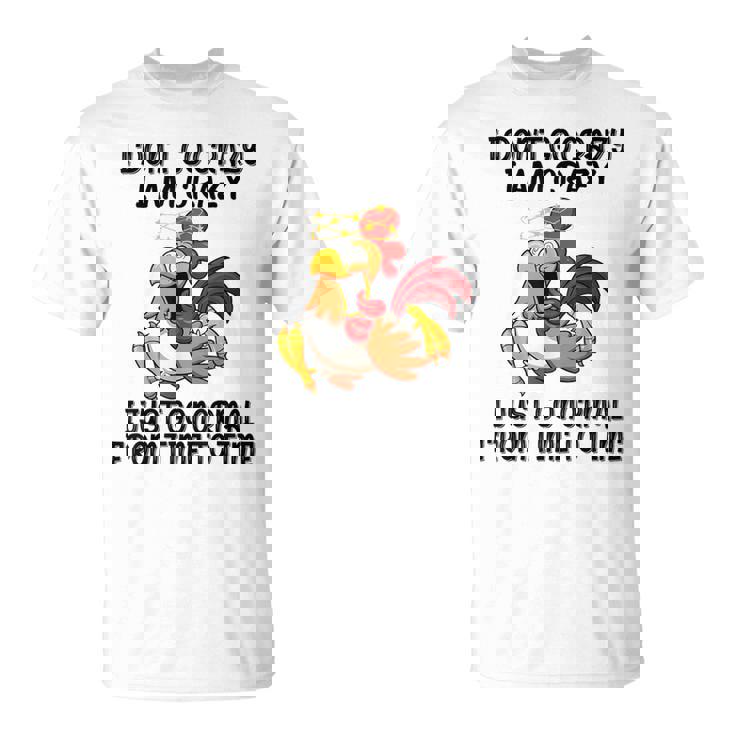 Je Ne Deviens Pas Fou Jeuis Fou Je Deviens Juste Normal T-Shirt