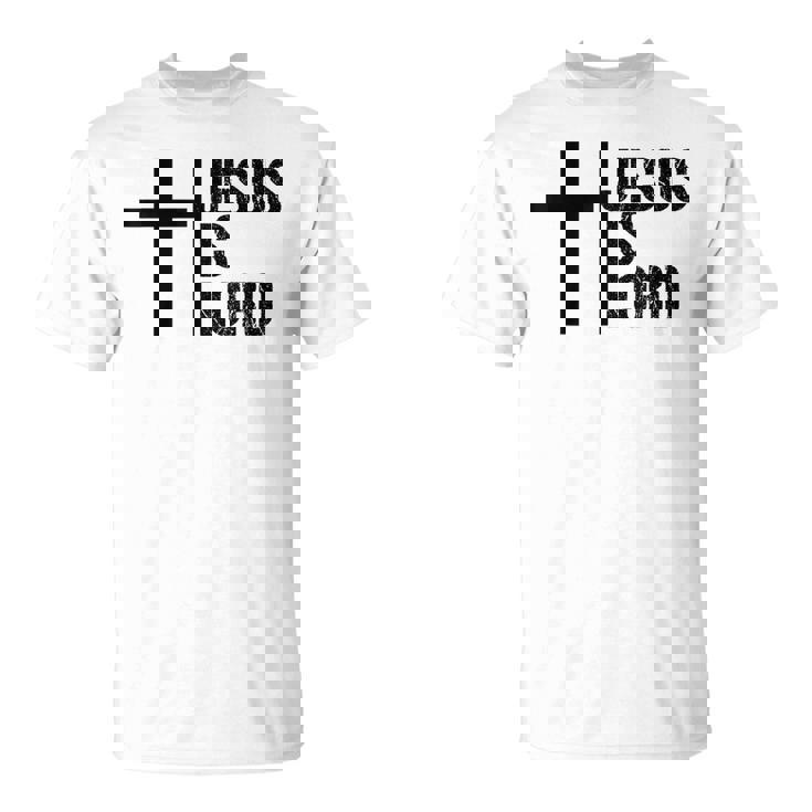 Jesus Is Lord 十字架 信仰 クリスチャン 聖書 神聖 Tシャツ