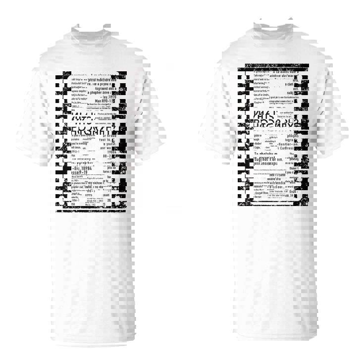 Kenko ひとことシリーズ「偉人のひとこと」［背面デザイン］ Tシャツ