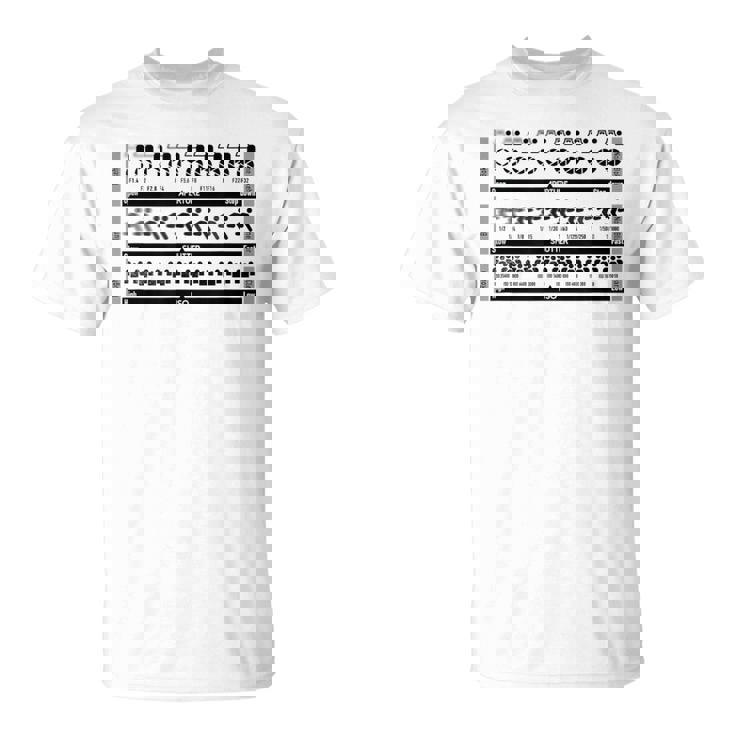 Kenko 写真用語シリーズ 「絞り・シャッタースピード・Iso感度」［ 前面デザイン］ Tシャツ