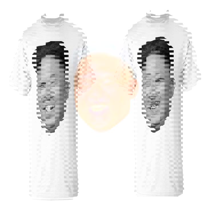 Kim Jong Un Big Face ロケットマン 北朝鮮パロディ Tシャツ