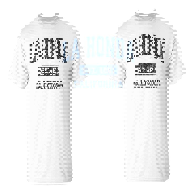 La Honda カリフォルニア Ca ビンテージ アスレチック スポーツデザイン Tシャツ