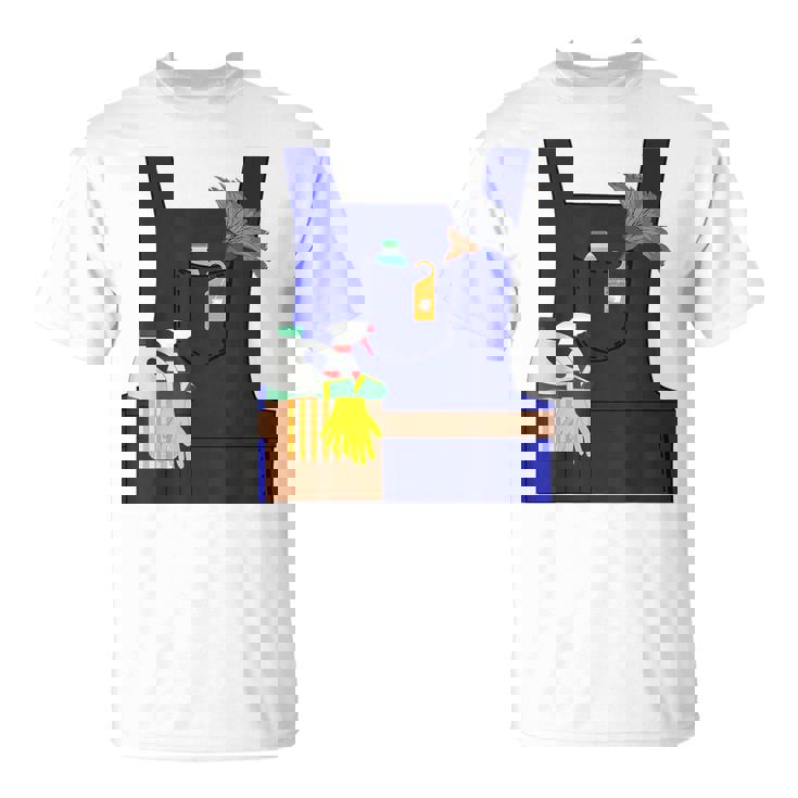 Last Minute Cleaner ハロウィンワーカーズグループコスチューム Tシャツ