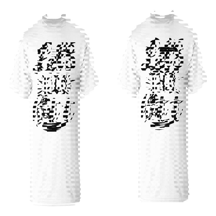 Let's Taco Bout It 面白い メキシコ料理 タコス シンコ・デ・マヨ Tシャツ