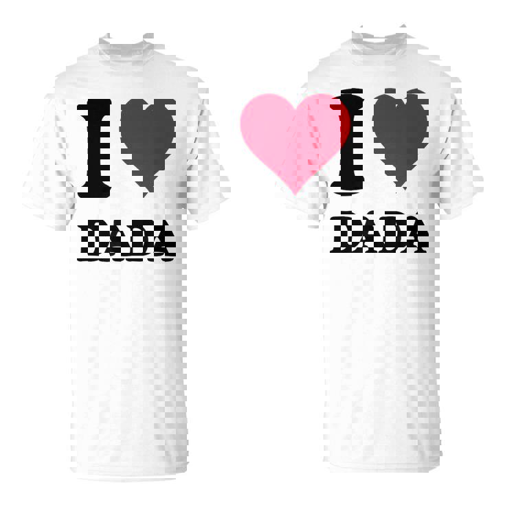 I Love Dada Tシャツ
